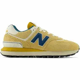 New Balance: Жёлтые кроссовки  574