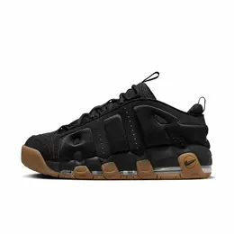 NIKE: Чёрные кроссовки  Air More Uptempo