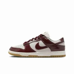 NIKE: Бордовые кроссовки  Dunk
