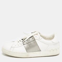 Valentino: Белые кроссовки  Open