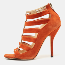 Jimmy Choo: Оранжевые сандалии 
