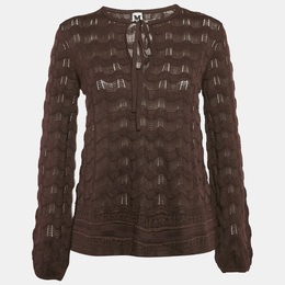 M Missoni: Фиолетовый топ 