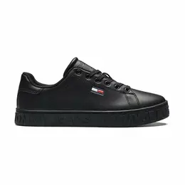 Tommy Jeans: Чёрные кеды 
