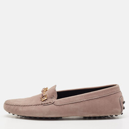 Tod's: Бежевые мокасины 