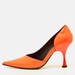 MM6 Maison Margiela: Оранжевые туфли 