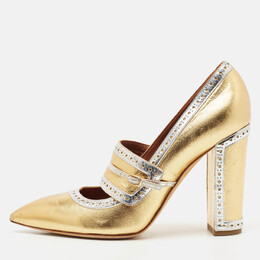 Malone Souliers: Серебристые туфли 