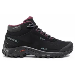 Salomon: Чёрные ботинки 