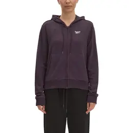 Reebok: Фиолетовая толстовка 