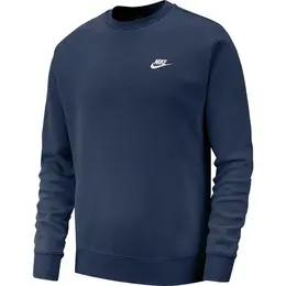 NIKE: Синий свитшот  Club