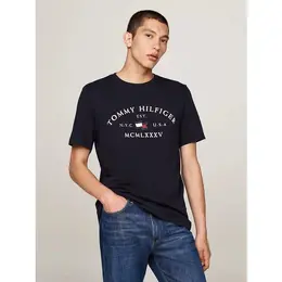 TOMMY HILFIGER: Синяя футболка 