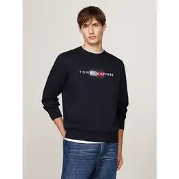 TOMMY HILFIGER: Чёрный свитшот 