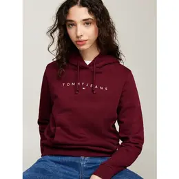 Tommy Jeans: Красная толстовка 