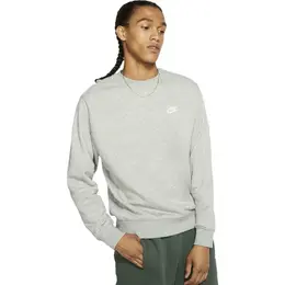 NIKE: Серый свитшот  Club