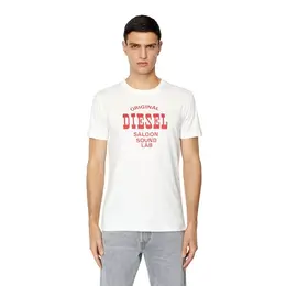 DIESEL: Белая футболка 