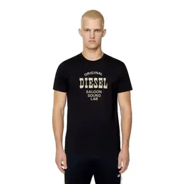 DIESEL: Чёрная футболка 