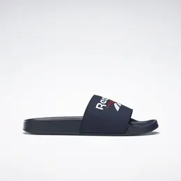 Reebok: Синие шлёпанцы 