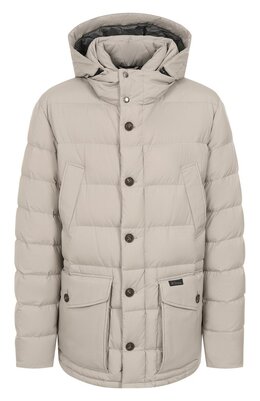 Kiton: Пуховик из полиэстера 