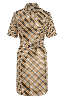 Burberry: Хлопковое платье 