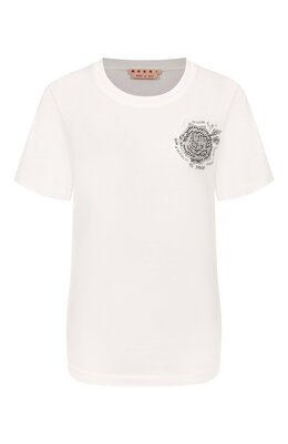 Marni: Хлопковая футболка 