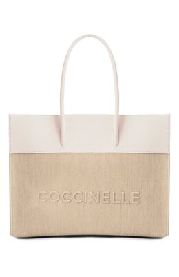 Coccinelle: Бежевая сумка 