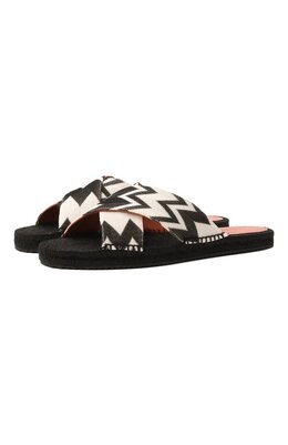 Missoni: Чёрные шлёпанцы 