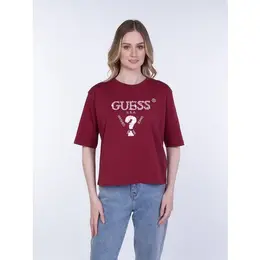 GUESS: Красная футболка 
