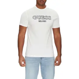 GUESS: Белая футболка 