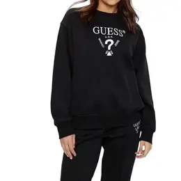 GUESS: Чёрный свитшот 