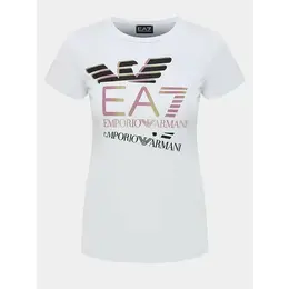EA7 EMPORIO ARMANI: Белая футболка 