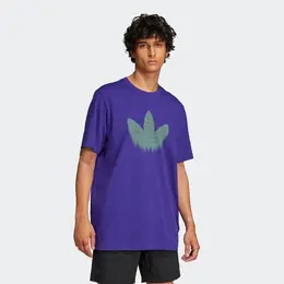 adidas: Фиолетовая футболка 