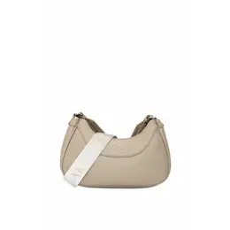 Armani Exchange: Бежевая сумка 