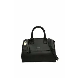 Armani Exchange: Чёрная сумка 
