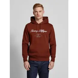 TOMMY HILFIGER: Коричневая толстовка 