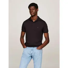 TOMMY HILFIGER: Чёрное поло 