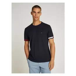 TOMMY HILFIGER: Тёмная футболка 