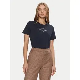 TOMMY HILFIGER: Тёмная футболка 