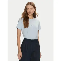 TOMMY HILFIGER: Голубая футболка 