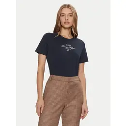 TOMMY HILFIGER: Тёмная футболка 