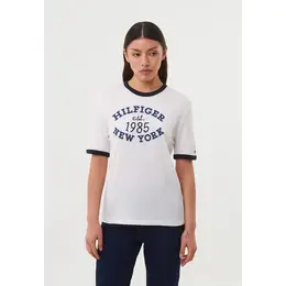 TOMMY HILFIGER: Белая футболка 