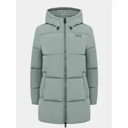 EA7 EMPORIO ARMANI: Зелёная куртка 