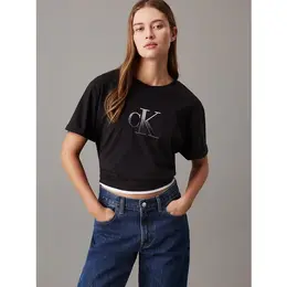 CALVIN KLEIN: Чёрная футболка 