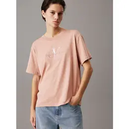 CALVIN KLEIN: Розовая футболка 