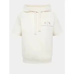 Armani Exchange: Белая толстовка 