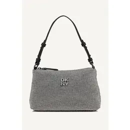 DKNY: Серебристая сумка 