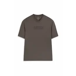 Armani Exchange: Тёмная футболка 