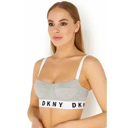 DKNY: Серый бюстгальтер 