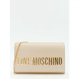 LOVE MOSCHINO: Золотая сумка 