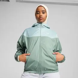 PUMA: Зелёная куртка 