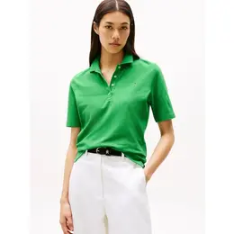 TOMMY HILFIGER: Зелёное поло 