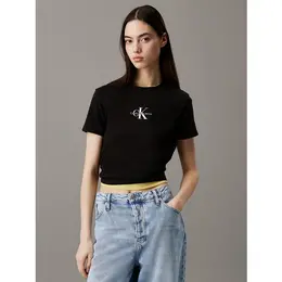 Calvin Klein Jeans: Чёрная футболка 